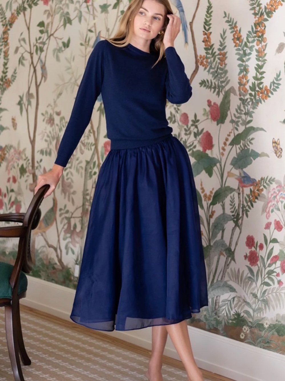 Julia Amory Olivia Skirt in Navy (pea coat)  – NWT women’s Medium